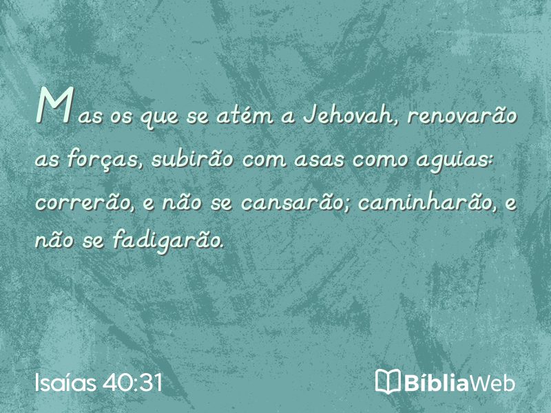 Isaías 40:31 em imagem para compartilhar