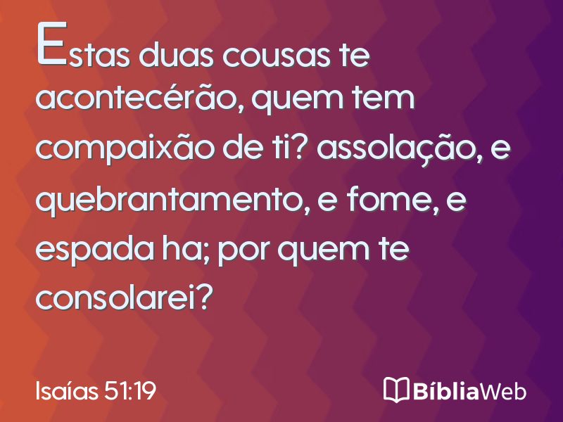Isaías 51:19 em imagem para compartilhar