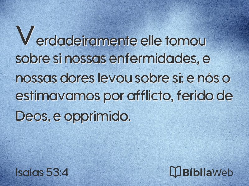 Isaías 53:4 em imagem para compartilhar