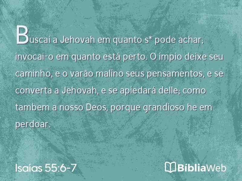 Isaías 55:6-7 em imagem para compartilhar