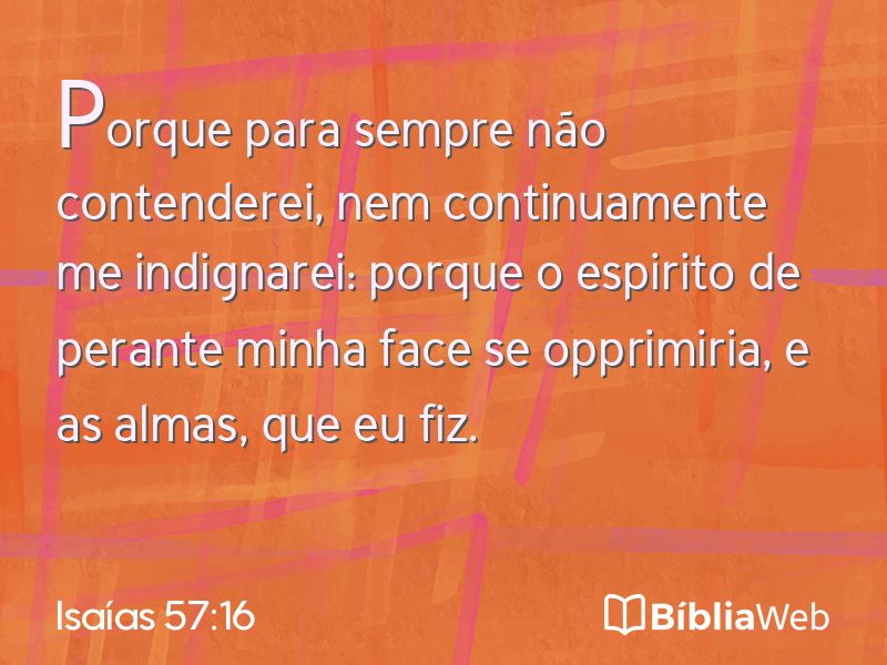 Isaías 57:16 em imagem para compartilhar