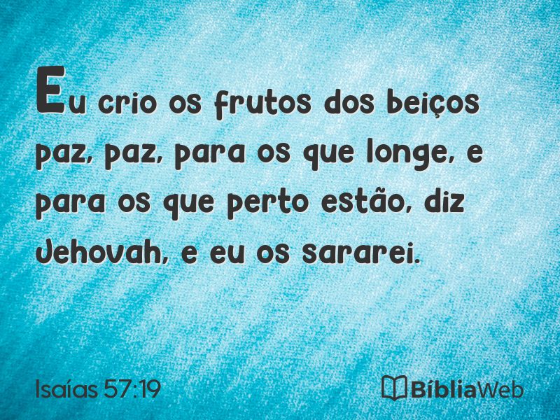 Isaías 57:19 em imagem para compartilhar