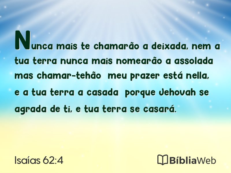 Isaías 62:4 em imagem para compartilhar