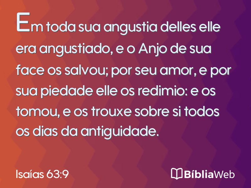 Isaías 63:9 em imagem para compartilhar