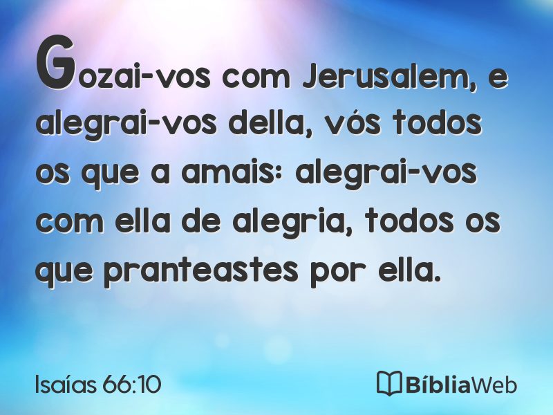 Isaías 66:10 em imagem para compartilhar