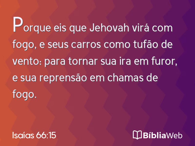 Isaías 66:15 em imagem para compartilhar