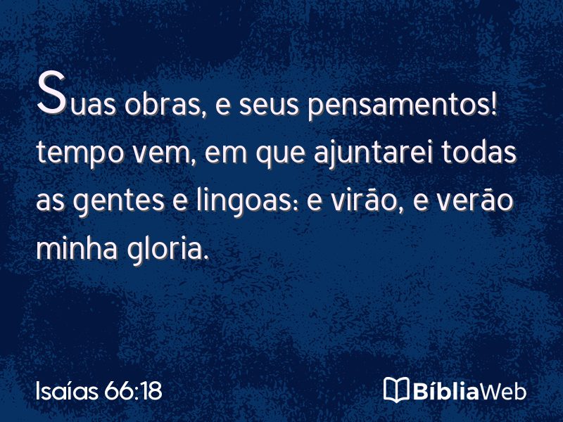 Isaías 66:18 em imagem para compartilhar