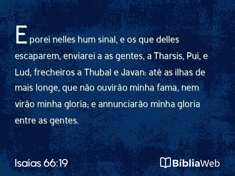 Isaías 66:19 em imagem para compartilhar