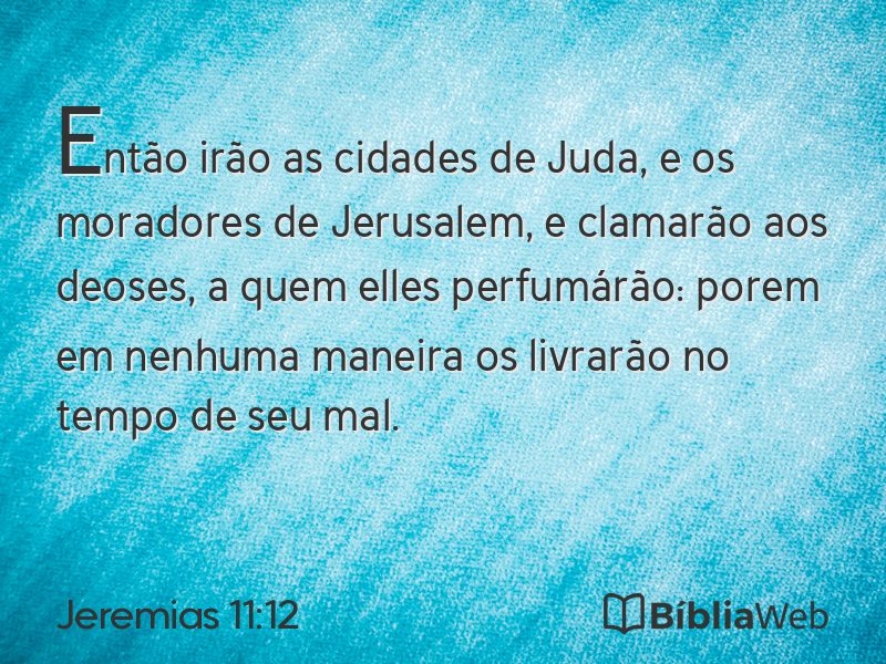 Jeremias 11:12 em imagem para compartilhar