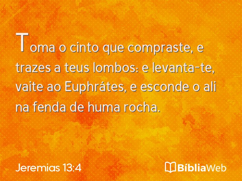 Jeremias 13:4 em imagem para compartilhar