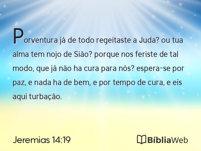 Jeremias 14:19 em imagem para compartilhar