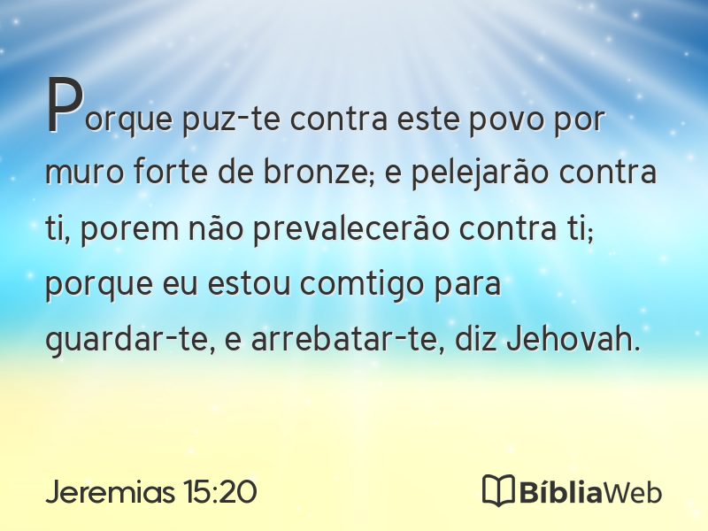 Jeremias 15:20 em imagem para compartilhar