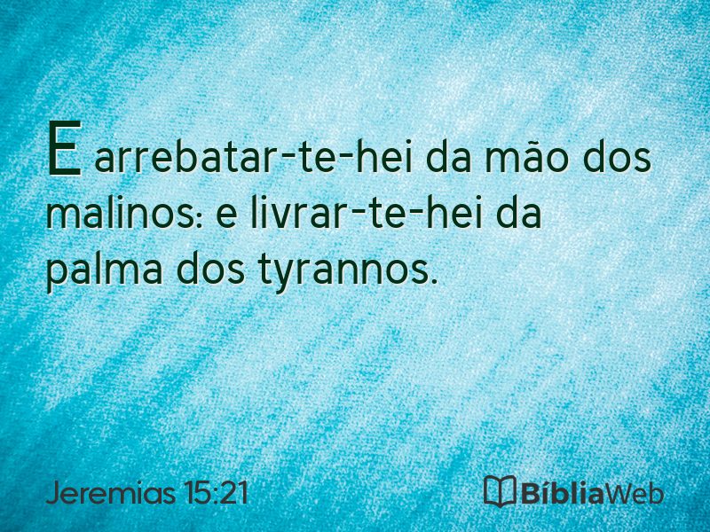 Jeremias 15:21 em imagem para compartilhar