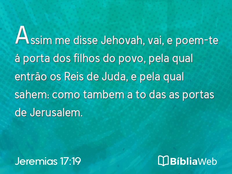 Jeremias 17:19 em imagem para compartilhar