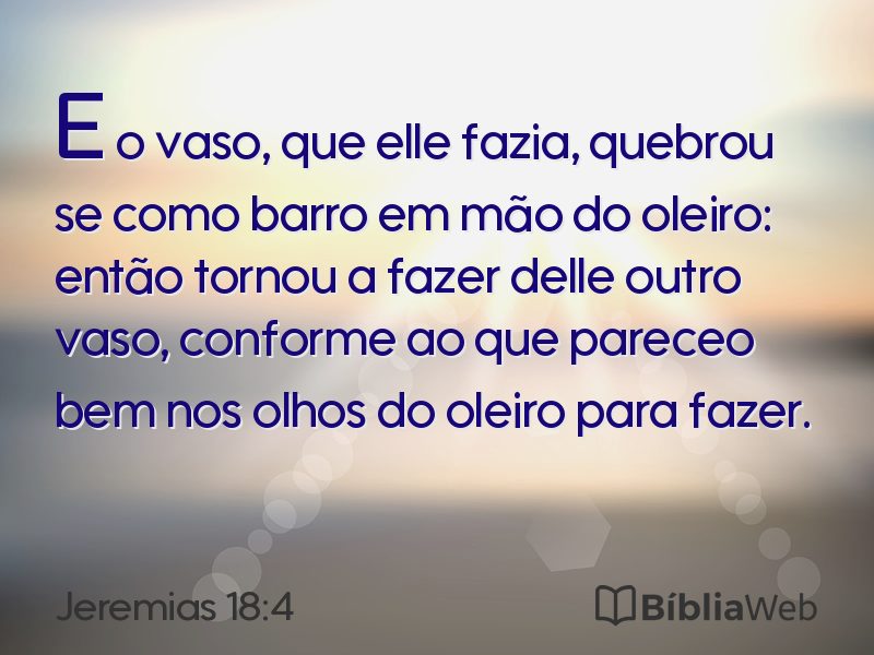 Jeremias 18:4 em imagem para compartilhar