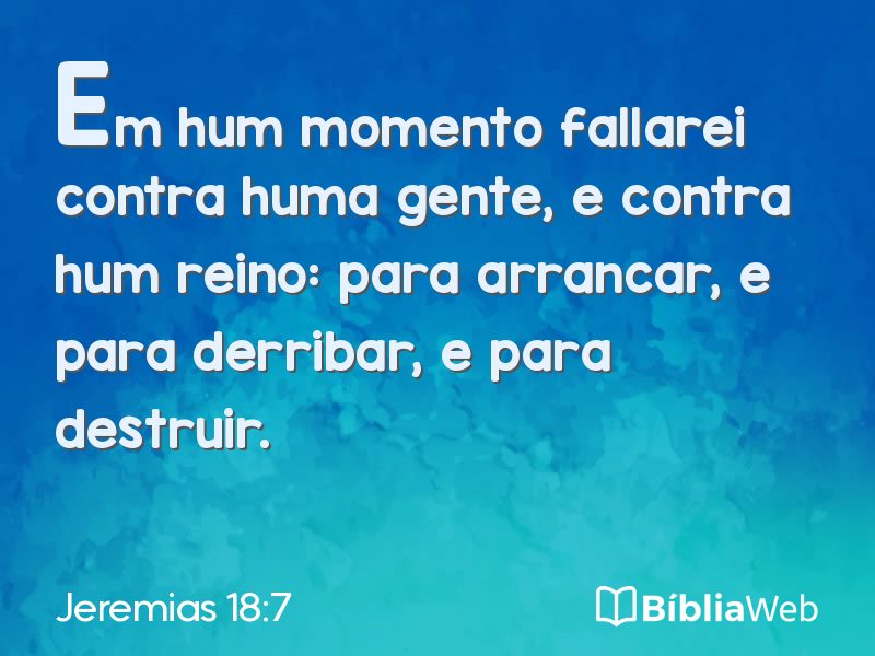 Jeremias 18:7 em imagem para compartilhar