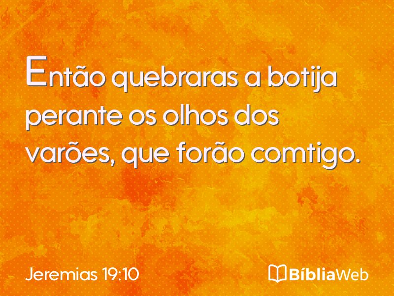 Jeremias 19:10 em imagem para compartilhar
