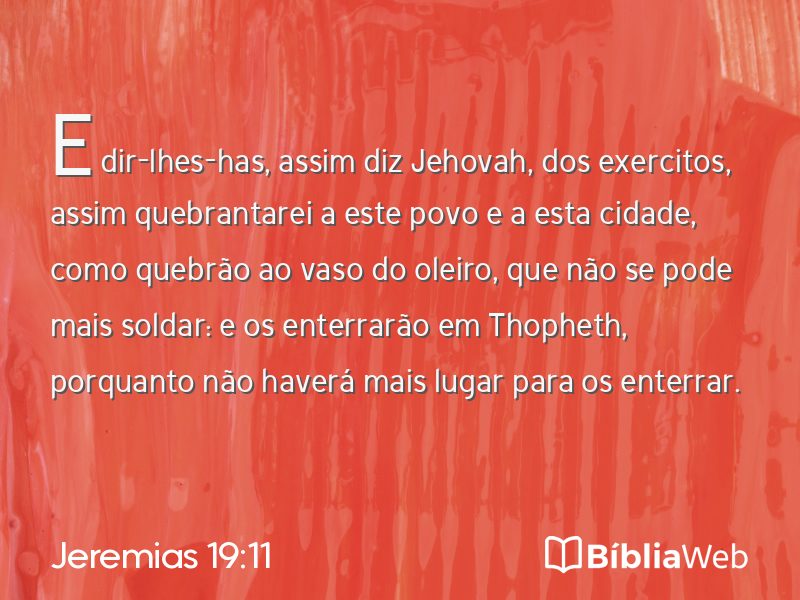 Jeremias 19:11 em imagem para compartilhar
