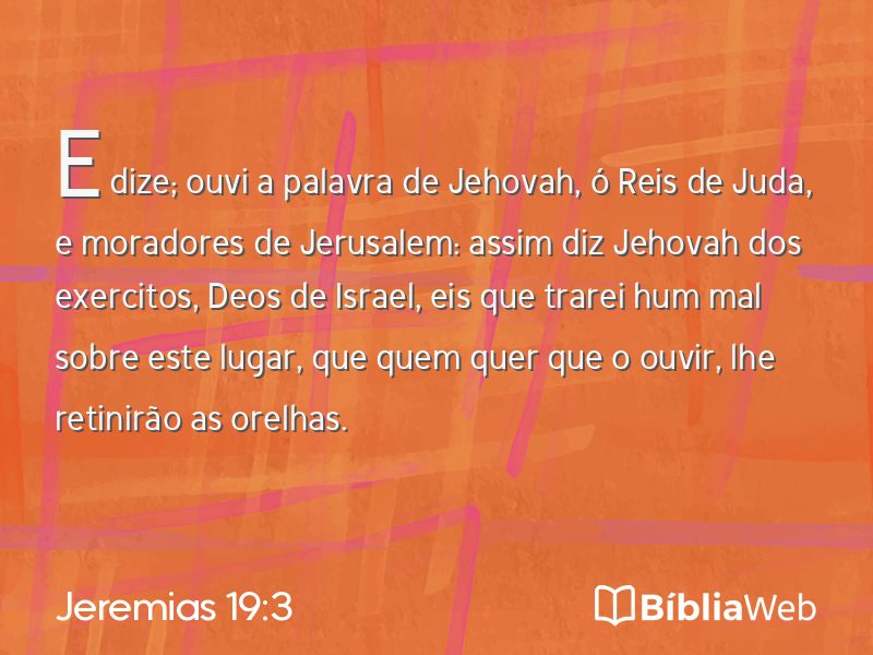 Jeremias 19:3 em imagem para compartilhar
