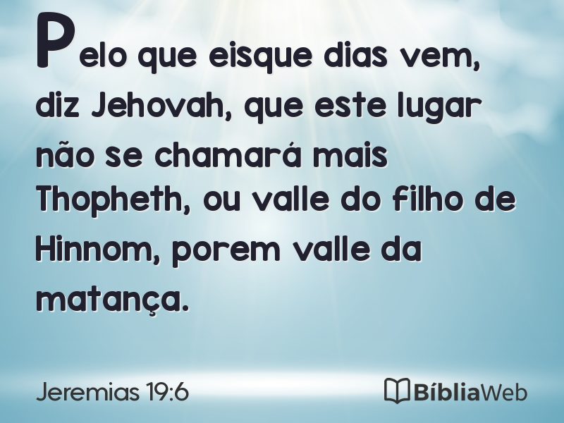 Jeremias 19:6 em imagem para compartilhar