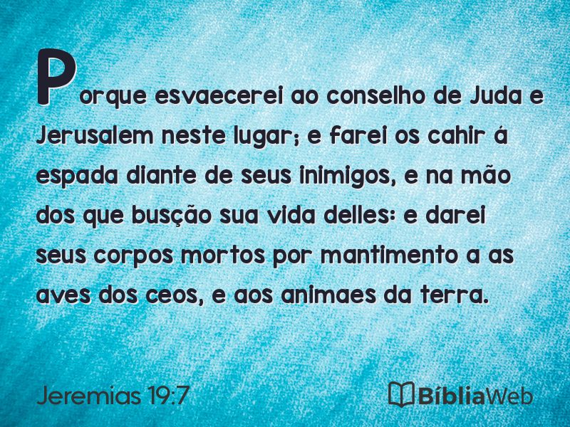 Jeremias 19:7 em imagem para compartilhar