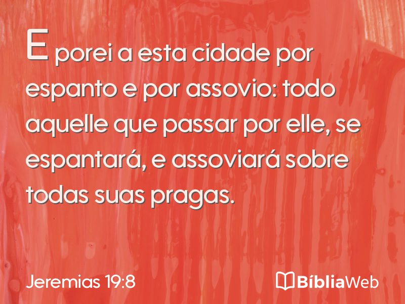 Jeremias 19:8 em imagem para compartilhar