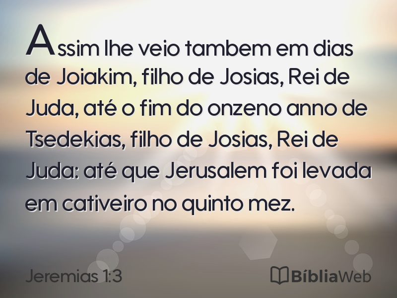 Jeremias 1:3 em imagem para compartilhar
