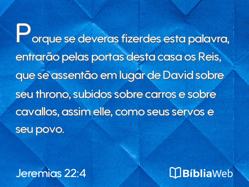 Jeremias 22:4 em imagem para compartilhar