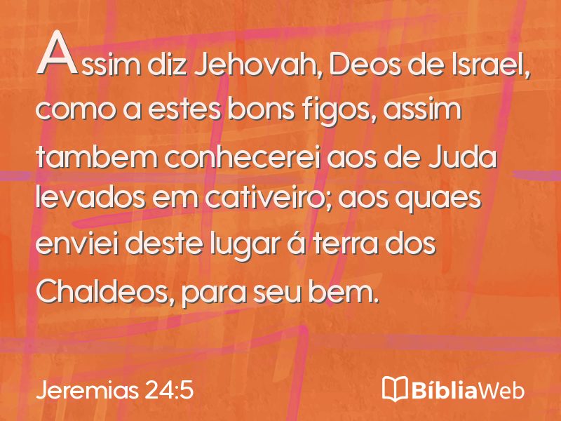 Jeremias 24:5 em imagem para compartilhar