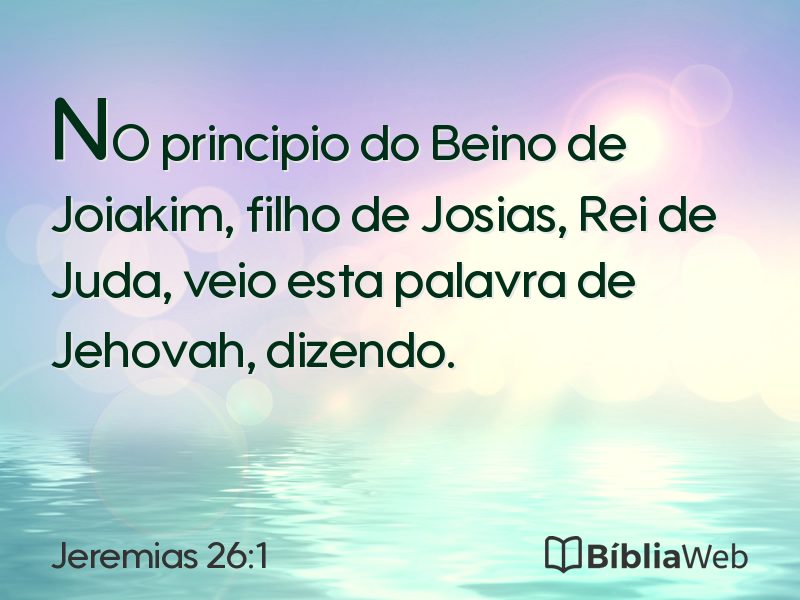 Jeremias 26:1 em imagem para compartilhar