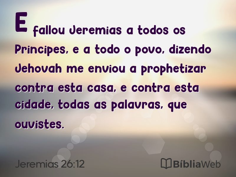 Jeremias 26:12 em imagem para compartilhar