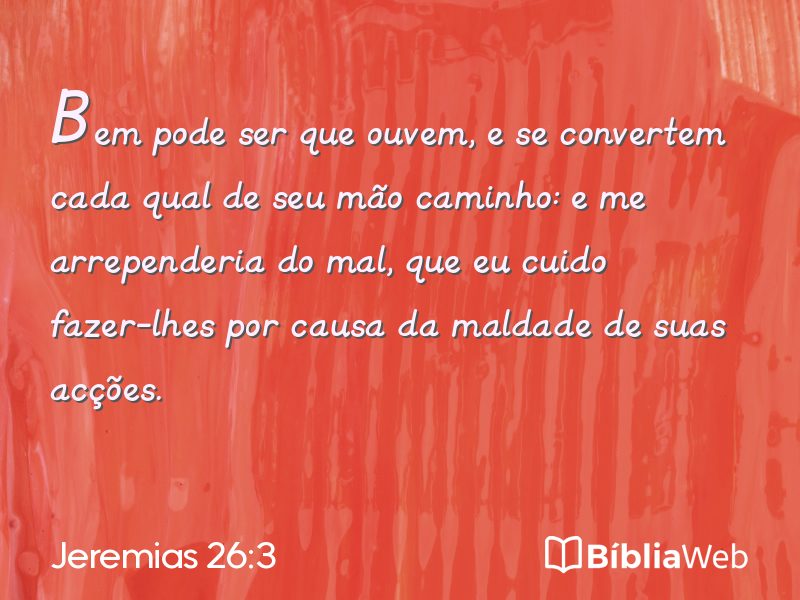 Jeremias 26:3 em imagem para compartilhar