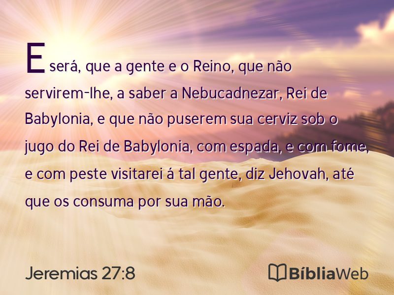 Jeremias 27:8 em imagem para compartilhar