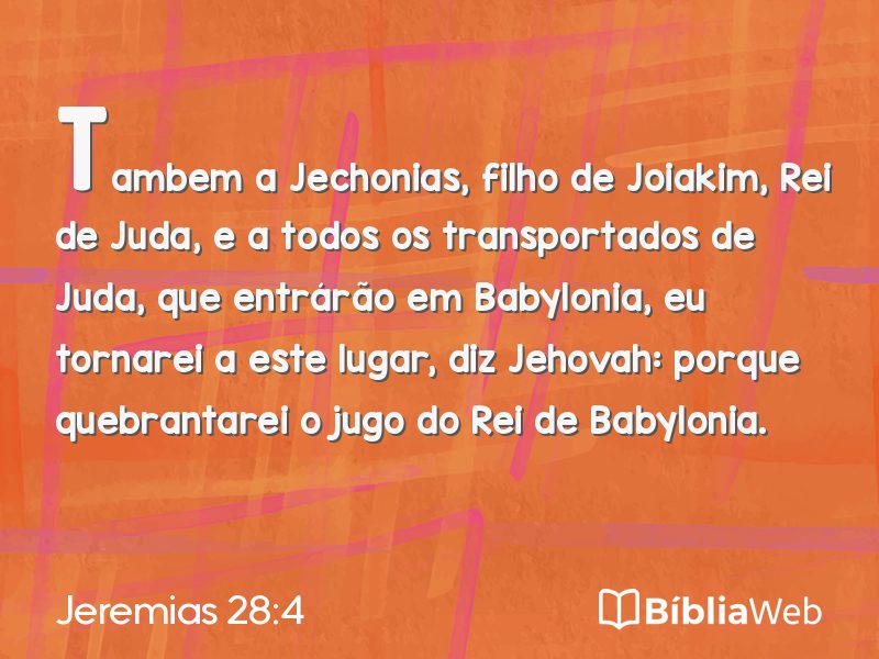 Jeremias 28:4 em imagem para compartilhar