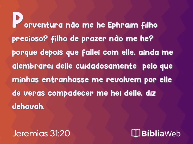 Jeremias 31:20 em imagem para compartilhar