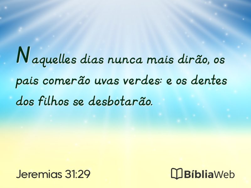 Jeremias 31:29 em imagem para compartilhar