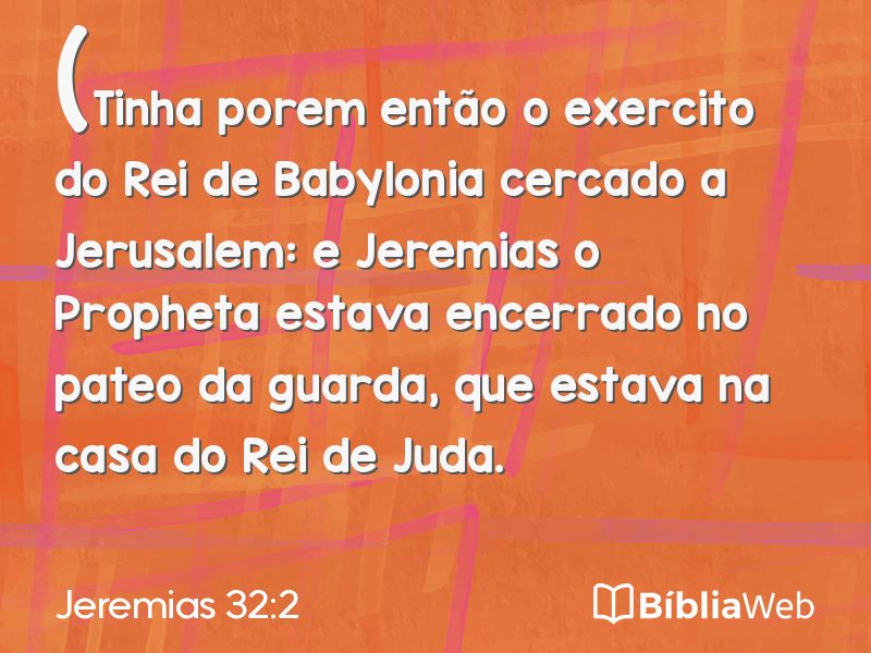Jeremias 32:2 em imagem para compartilhar