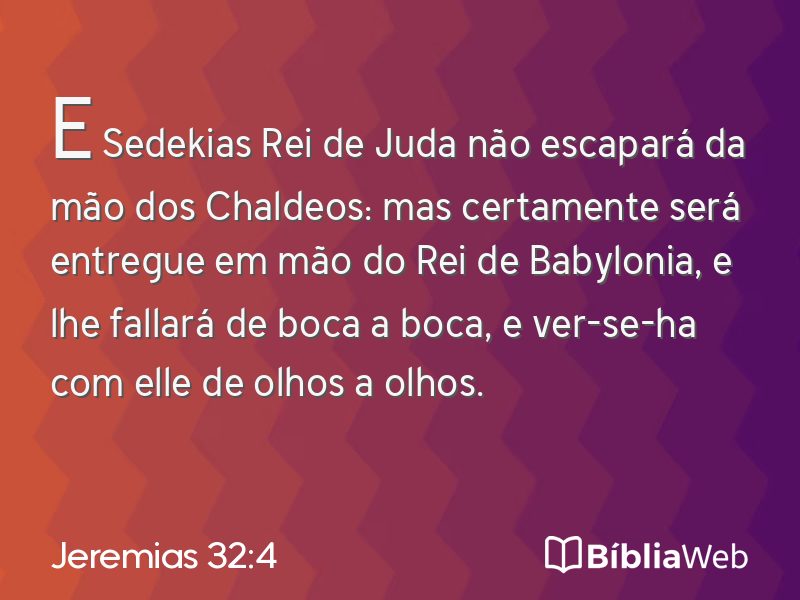 Jeremias 32:4 em imagem para compartilhar