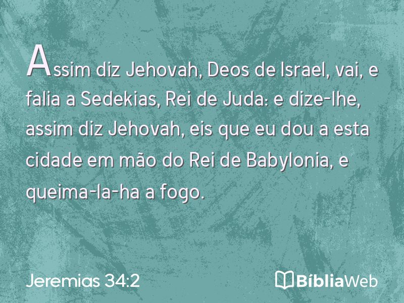 Jeremias 34:2 em imagem para compartilhar
