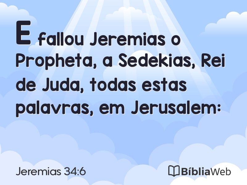 Jeremias 34:6 em imagem para compartilhar