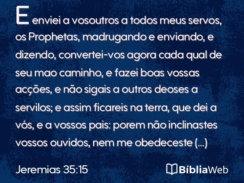 Jeremias 35:15 em imagem para compartilhar