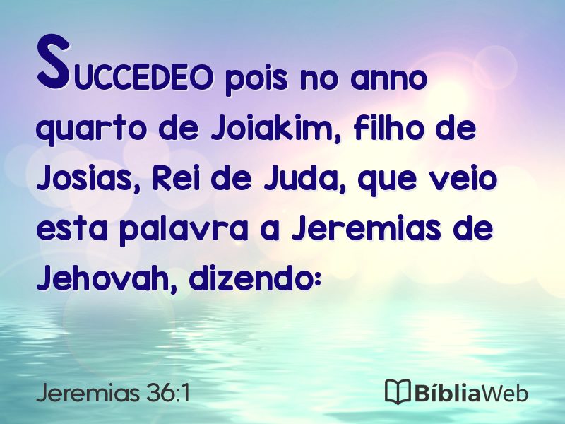 Jeremias 36:1 em imagem para compartilhar