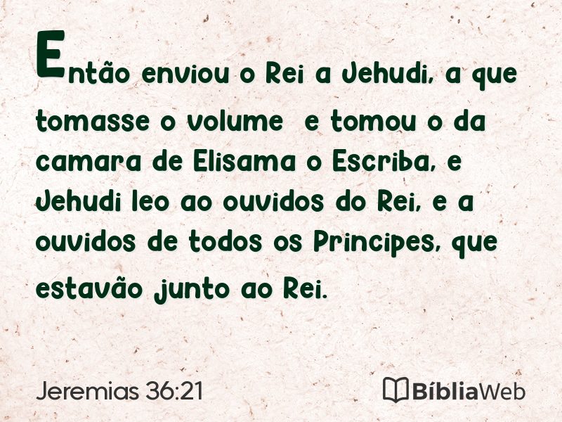 Jeremias 36:21 em imagem para compartilhar