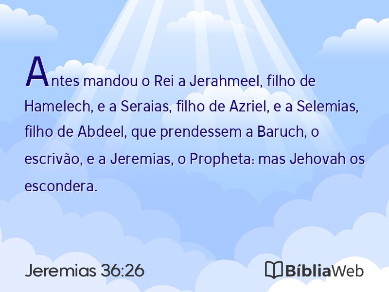 Jeremias 36:26 em imagem para compartilhar
