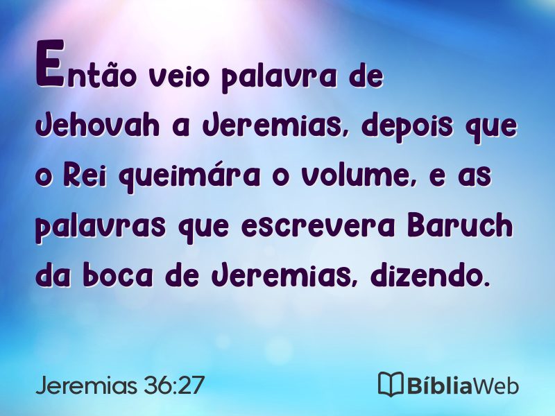 Jeremias 36:27 em imagem para compartilhar