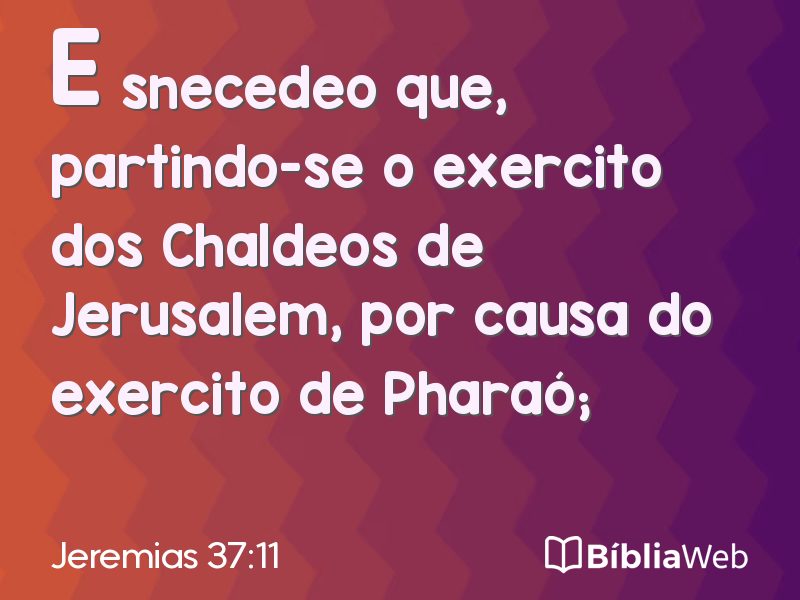 Jeremias 37:11 em imagem para compartilhar