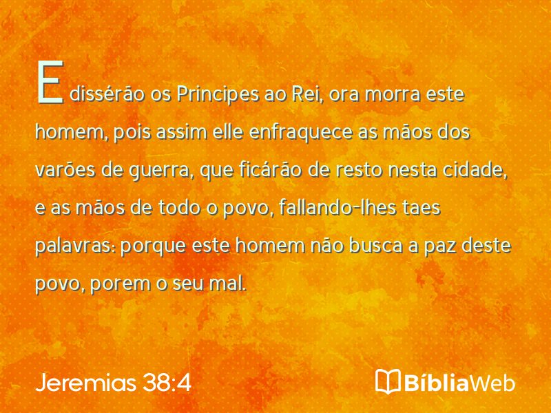 Jeremias 38:4 em imagem para compartilhar