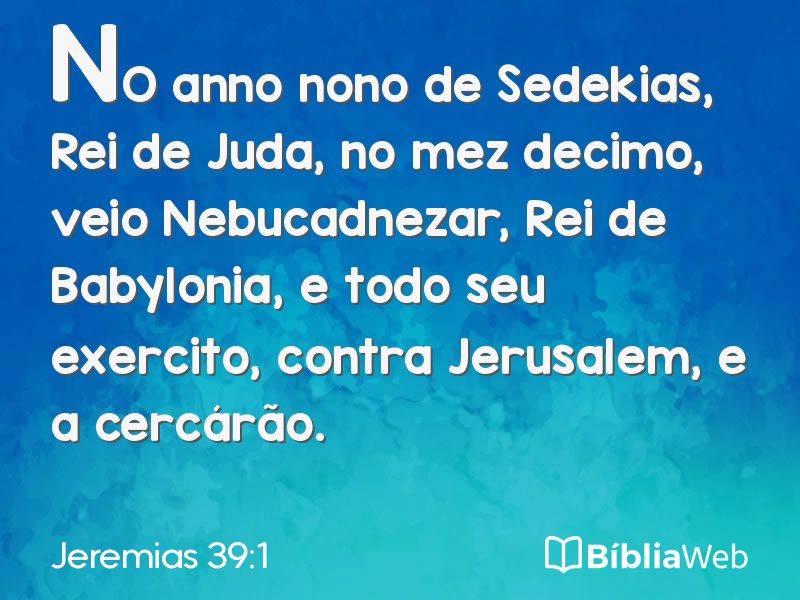 Jeremias 39:1 em imagem para compartilhar