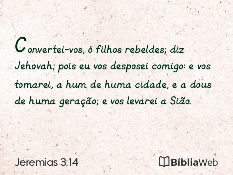 Jeremias 3:14 em imagem para compartilhar