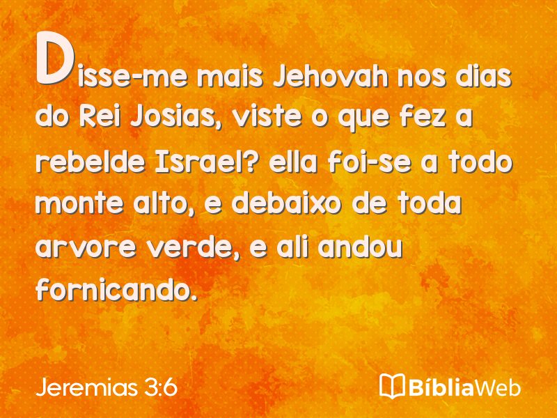 Jeremias 3:6 em imagem para compartilhar